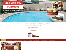 Tablet Screenshot of firesideinnnashua.com